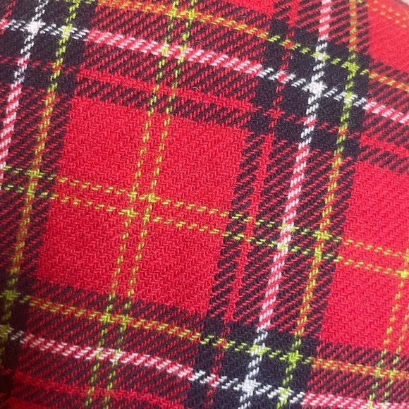 Vintage 90’s Express Trucker Jacket Plaid Wool blend XS Zipped Pockets Aesthetic - Picture 8 of 13